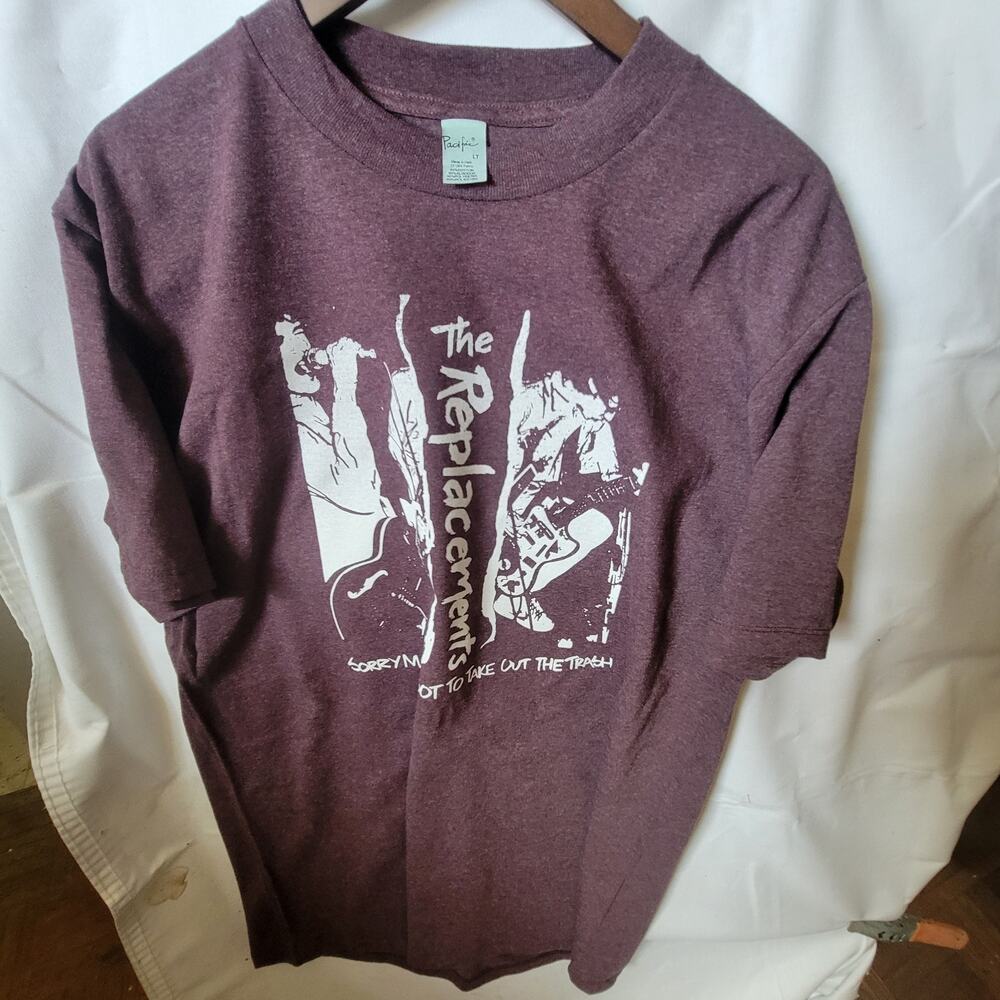 The Replacements  band t shirt Maroon heather Large Tall